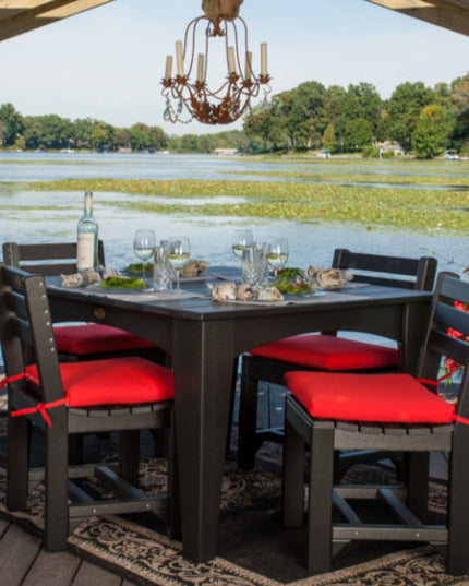 LuxCraft Dining Chair Cushions on Island Dining Chairs.