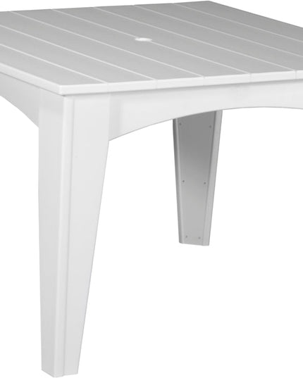 Island Dining Table (44" Square) White