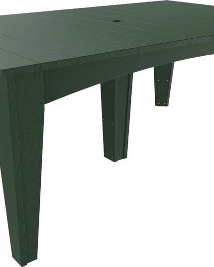 Island Dining Table (44" x 72" Rectangular) Green