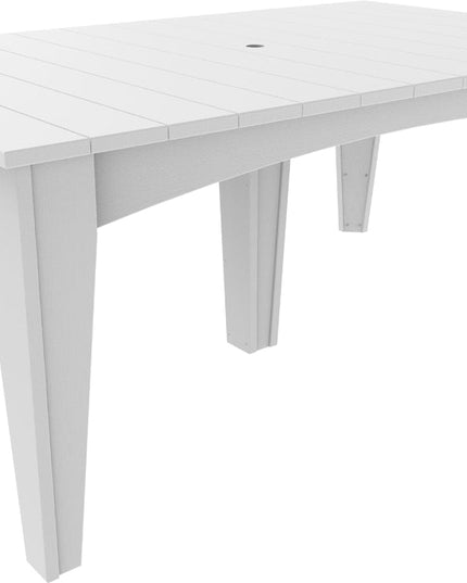 Island Dining Table (44" x 72" Rectangular) White