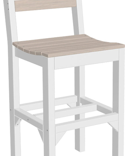 Island Side Chair (Bar Height) Birch & White