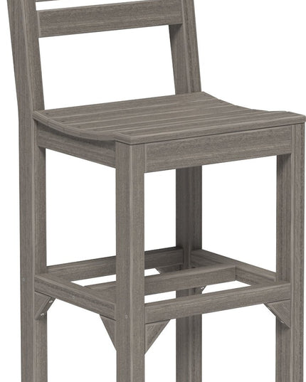 Island Side Chair (Bar Height) Coastal Gray