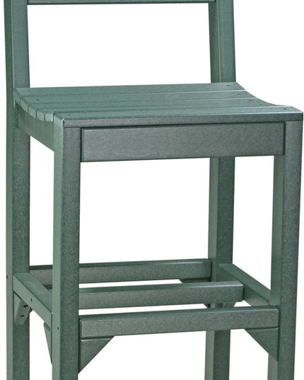 Island Side Chair (Bar Height) Green
