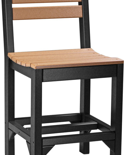 Island Side Chair (Counter Height) Cedar & Black