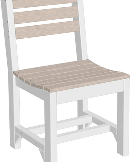 Island Side Chair (Dining Height) Birch & White