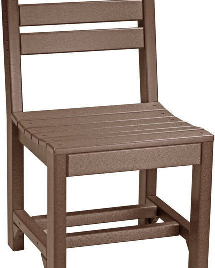 Island Side Chair (Dining Height) Chestnut Brown