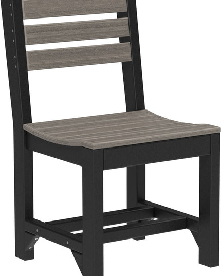 Island Side Chair (Dining Height) Coastal Gray & Black