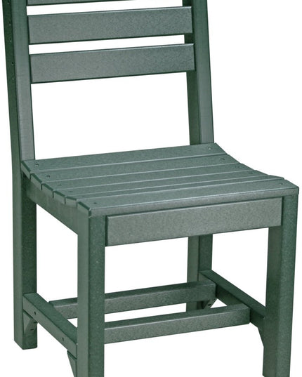 Island Side Chair (Dining Height) Green