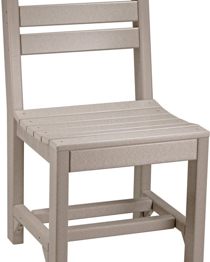 Island Side Chair (Dining Height ) Weatherwood