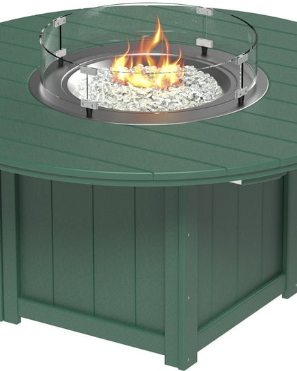 LuxCraft Lumin Fire Table 60" Round Green