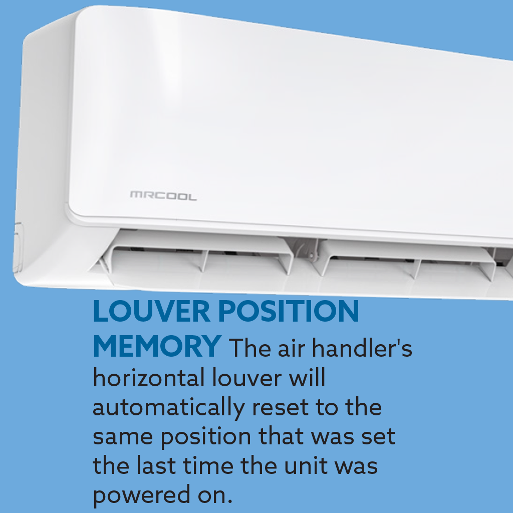 MRCOOL DIY Louver Position Memory