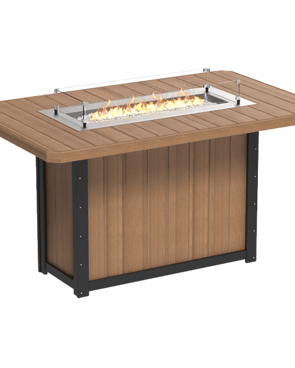 Lumin Fire Table - LuxCraft 79" Rectangular