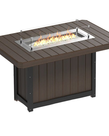 Lumin Fire Table - LuxCraft 79" Rectangular