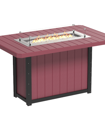 Lumin Fire Table - LuxCraft 79" Rectangular