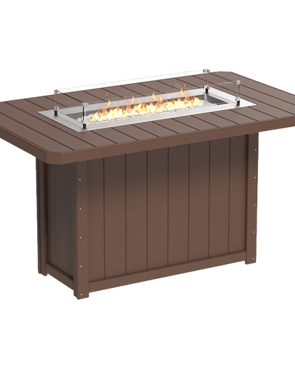 Lumin Fire Table - LuxCraft 79" Rectangular
