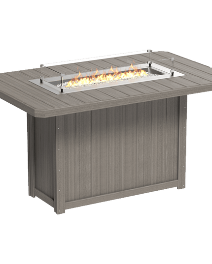 Lumin Fire Table - LuxCraft 79" Rectangular