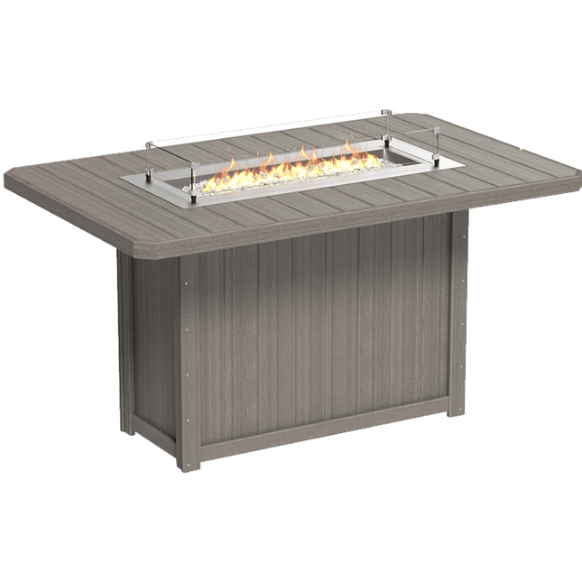 Lumin Fire Table - LuxCraft 79" Rectangular