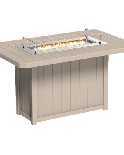 Lumin Fire Table - LuxCraft 79" Rectangular