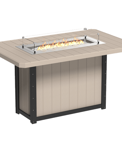 Lumin Fire Table - LuxCraft 79" Rectangular