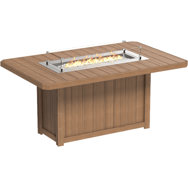 Lumin Fire Table - LuxCraft 79" Rectangular