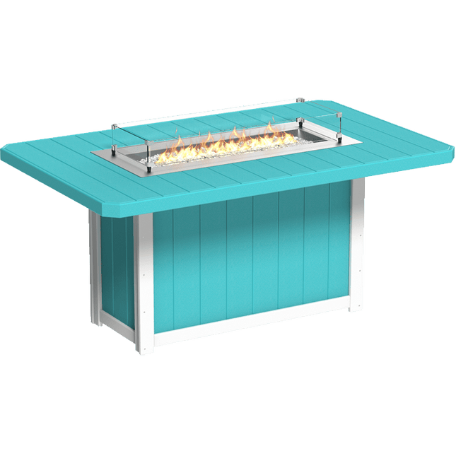 Lumin Fire Table - LuxCraft 79" Rectangular