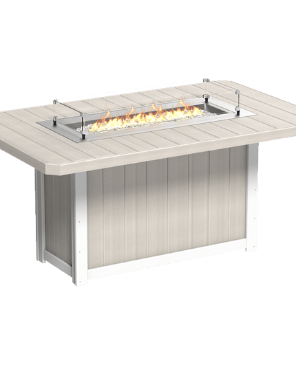 Lumin Fire Table - LuxCraft 79" Rectangular