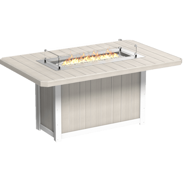 Lumin Fire Table - LuxCraft 79" Rectangular
