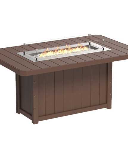 Lumin Fire Table - LuxCraft 79" Rectangular