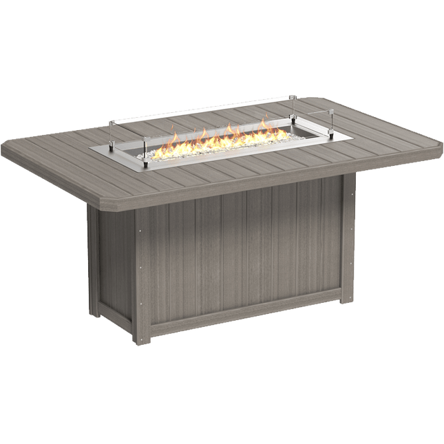 Lumin Fire Table - LuxCraft 79" Rectangular