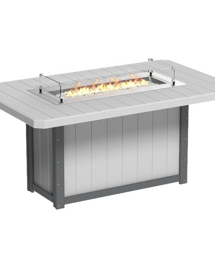 Lumin Fire Table - LuxCraft 79" Rectangular