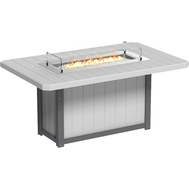 Lumin Fire Table - LuxCraft 79" Rectangular