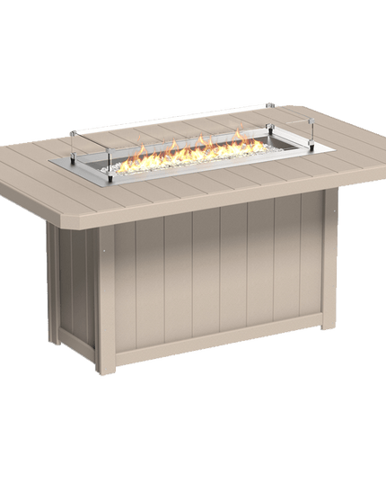 Lumin Fire Table - LuxCraft 79" Rectangular