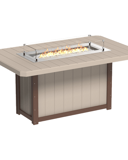 Lumin Fire Table - LuxCraft 79" Rectangular