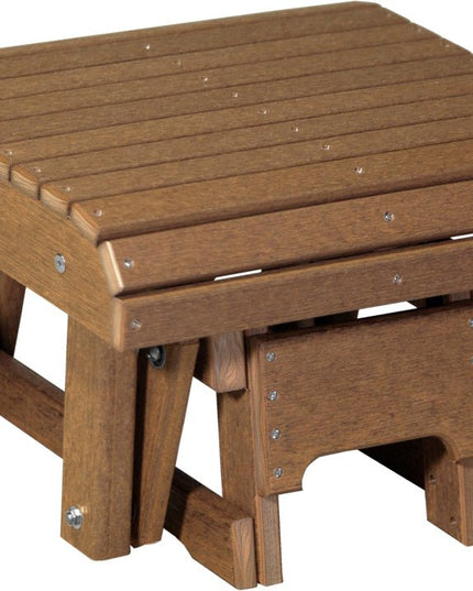 LuxCracft Poly Glider Footrest (Antique Mahogany)