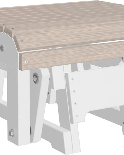 LuxCracft Poly Glider Footrest (Birch & White)