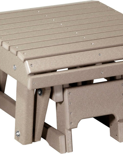 LuxCracft Poly Glider Footrest (Weatherwood)