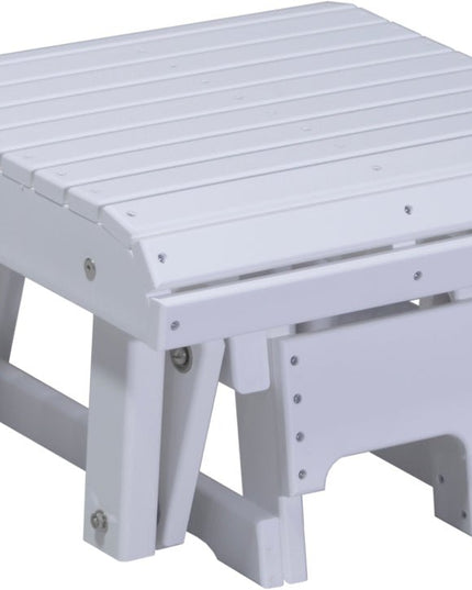 LuxCracft Poly Glider Footrest (White)