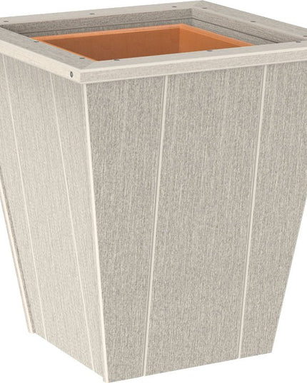 LuxCraft Elite 18″ Planter featured in Birch and White