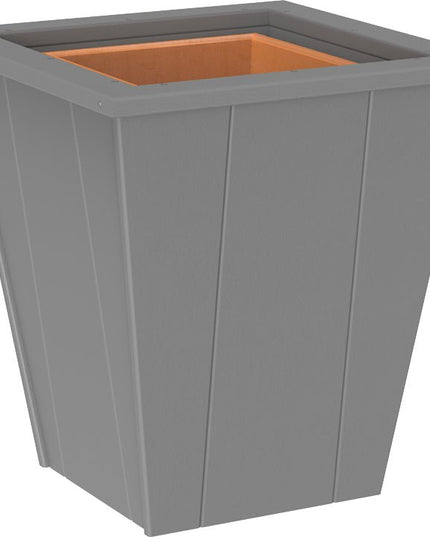 LuxCraft Elite 18″ Planter featured in Dove Gray