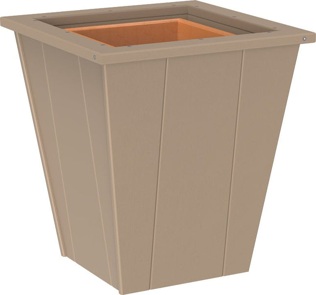 LuxCraft Elite 18″ Planter featured in Weatehrwood