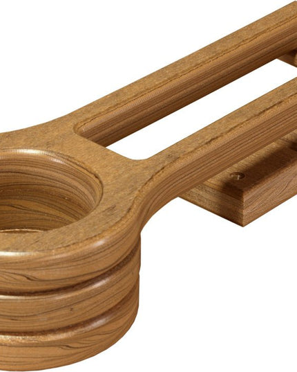 LuxCraft Poly Cup Holder (Antique Mahogany) Slide-Out.