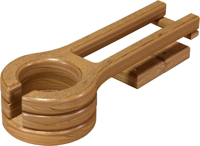 LuxCraft Poly Cup Holder (Antique Mahogany) Slide-Out.