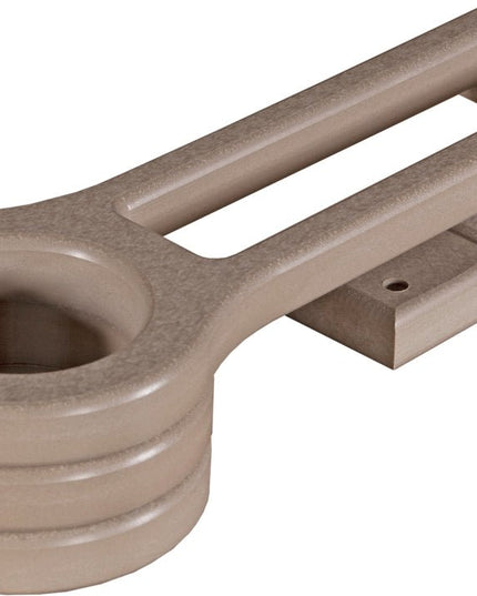 LuxCraft Poly Cup Holder (Weatherwood) Slide-Out.