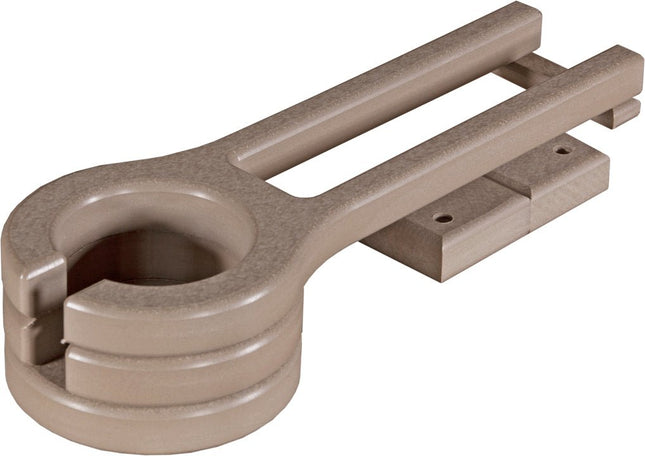 LuxCraft Poly Cup Holder (Weatherwood) Slide-Out.