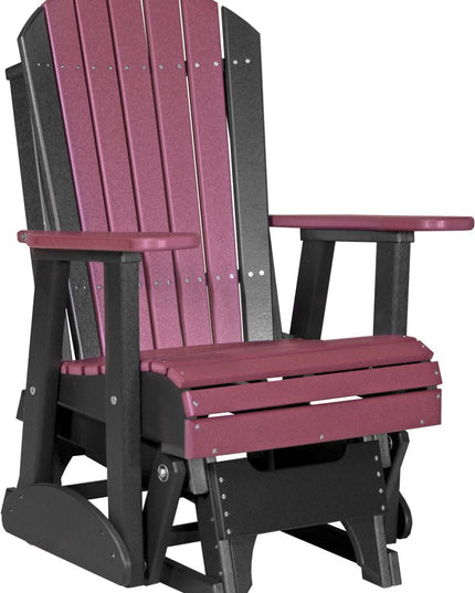 LuxCraft 2' Adirondack Glider Chair