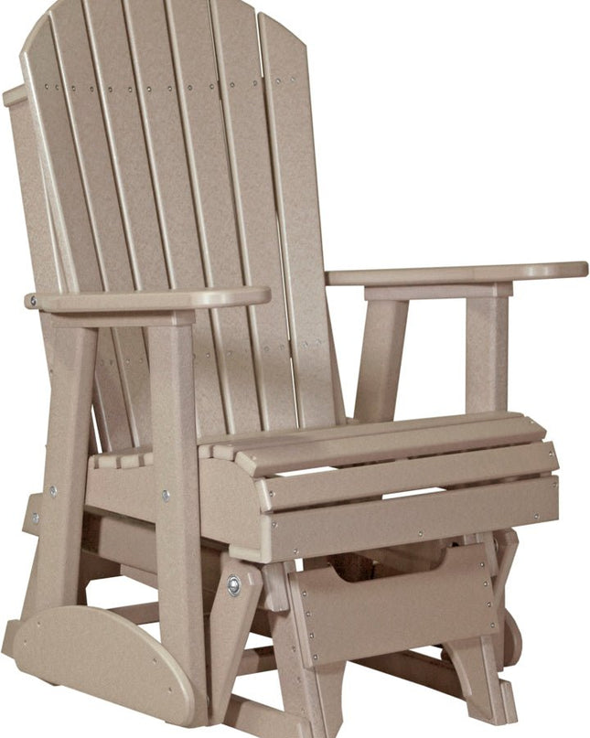 LuxCraft 2' Adirondack Glider Chair