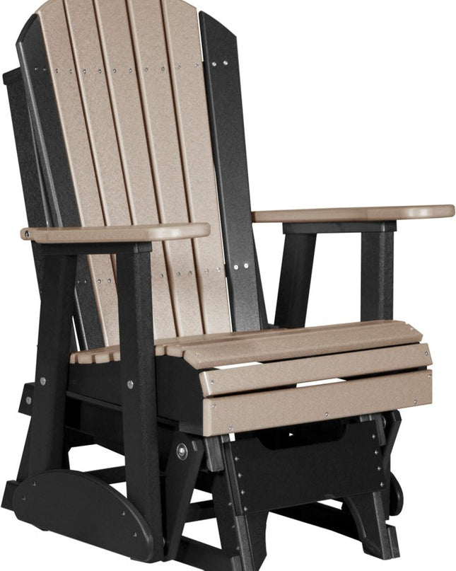 LuxCraft 2' Adirondack Glider Chair