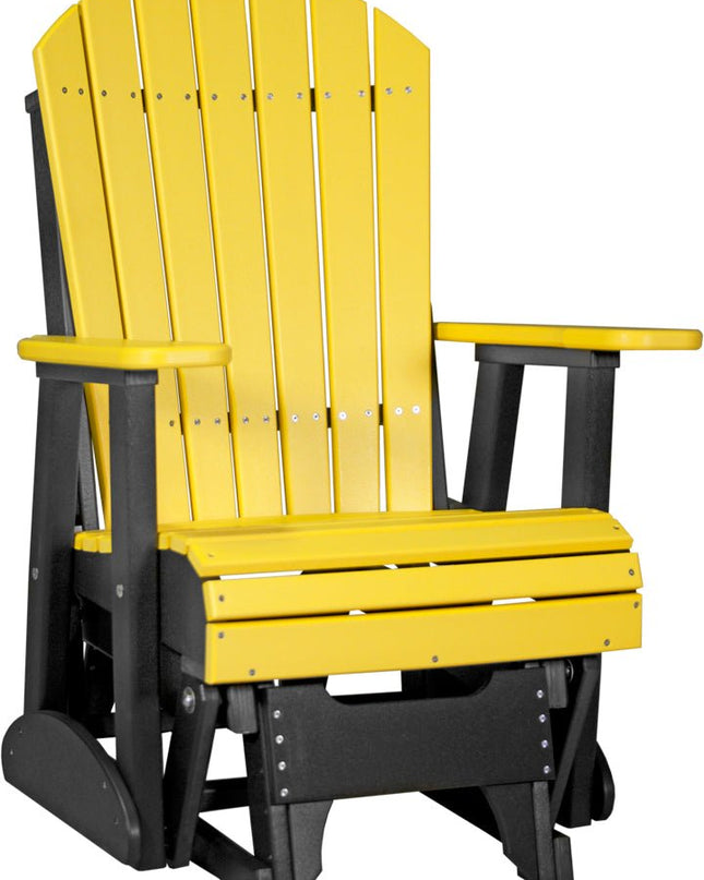 LuxCraft 2' Adirondack Glider Chair