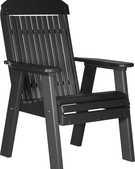 LuxCraft 2 foot Classic Poly Bench Black