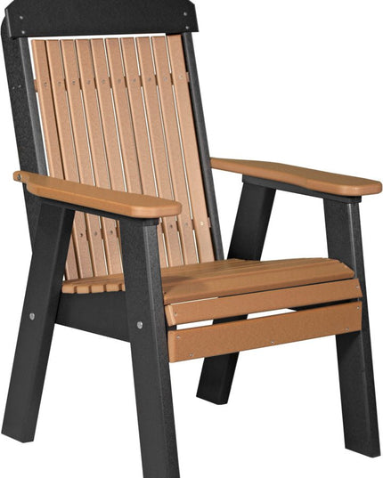 LuxCraft 2 foot Classic Poly Bench Cedar & Black